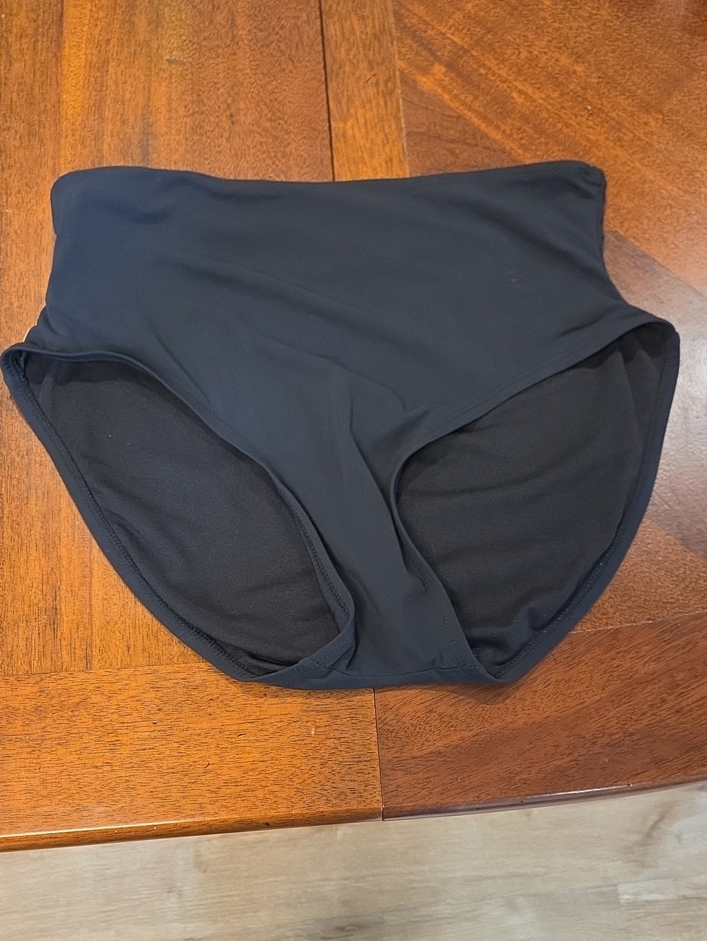 Assets By Spanx Black High-Waist Shaping Swim Brief
